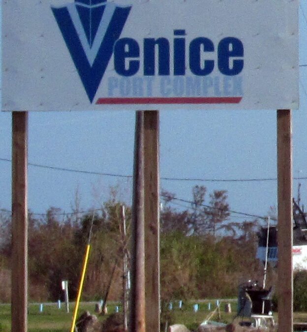 Venice, Louisiana, at the end of the road