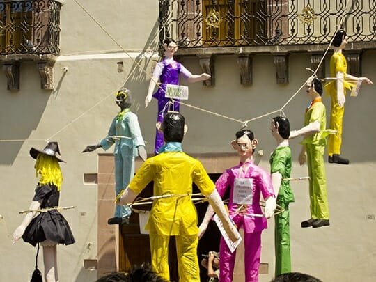 Quema de los Judas, Easter Morning Tradition in San Miguel de Allende
