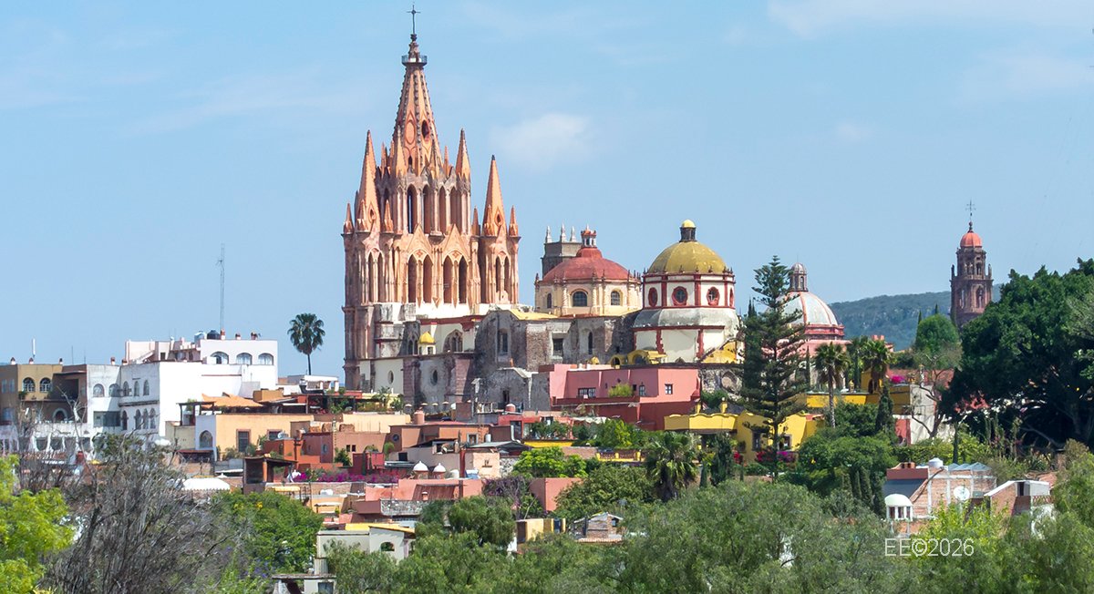skyline of San Miguel de Allende